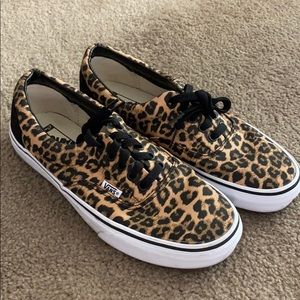 Vans custom 1of1 men’s US size 8.5 graphic cheetah